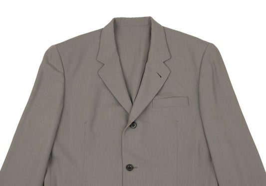 Jean Paul GAULTIER HOMME Nylon Wool Blazer Green Size 50