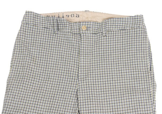 45rpm R umii Cotton Stretch Check Pants Green Size 2