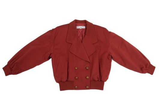 Christian Dior SPORTS Wool Quilted Double Jacket Size M