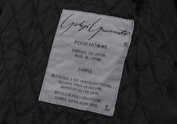 Yohji Yamamoto POUR HOMME 91AW Back Jacket Black Size L