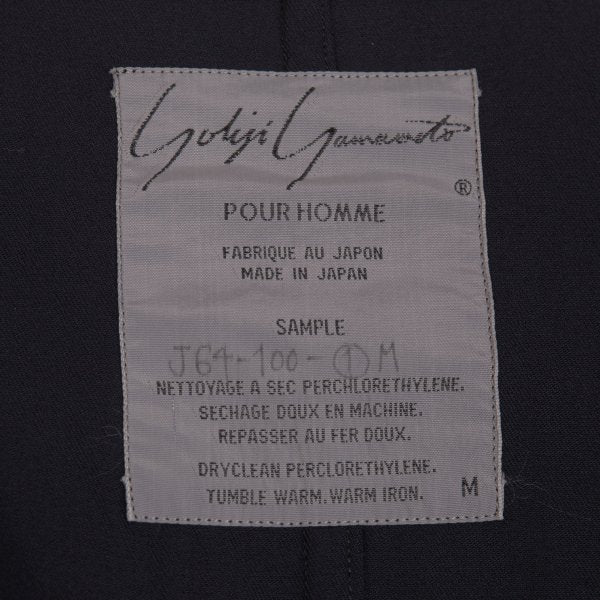 Yohji Yamamoto POUR HOMME Crochet Lace Jacket Blue Size M