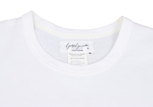 Yohji Yamamoto POUR HOMME Cotton Basic Long Sleeve Top White Size M