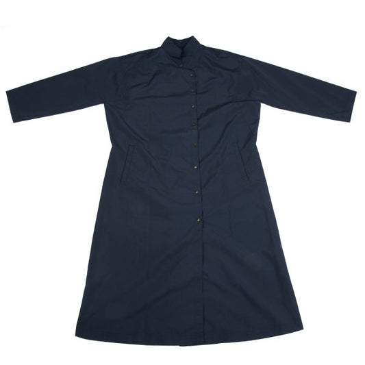 HIROKO KOSHINO TRUNK Polyester Stand Collar Coat Blue Size M