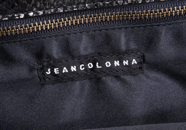 JEAN COLONNA Snake Pattern Shoulder Bag