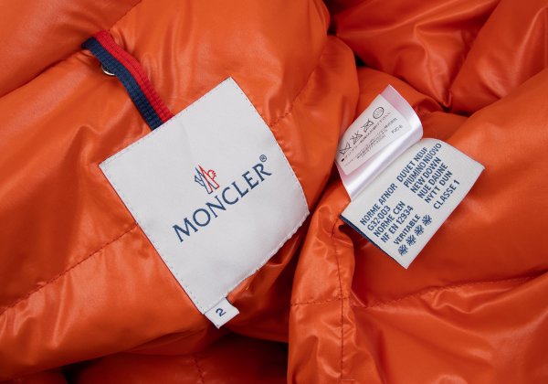 MONCLER KARAKORUM Down Jacket Orange Size 2