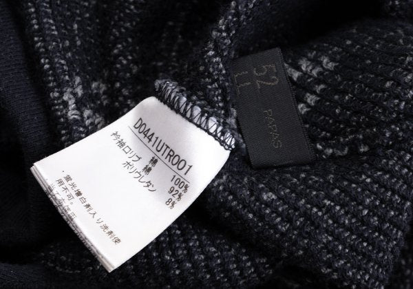 Papas Navy Cotton Half-Zip Sweatshirt Size 50L