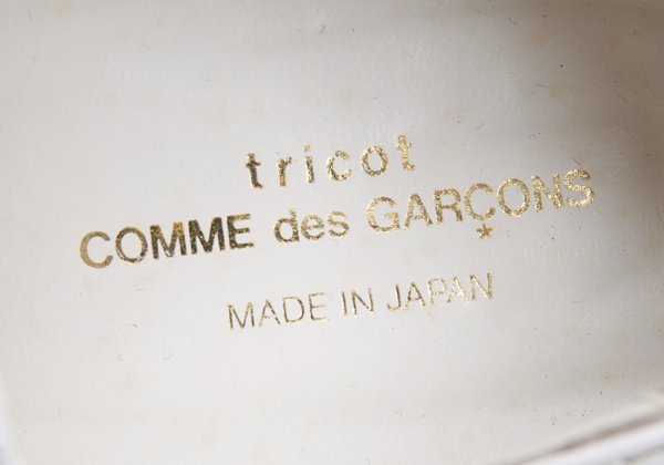 tricot COMME des GARCONS Leather Heels White Size 23.5CM