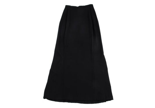 Yohji Yamamoto FEMME 96SS Wool Gabardine Skirt Black Size SS