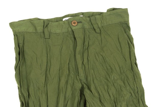 ISSEY MIYAKE Wrinkle Pleat Pants Khaki Size L