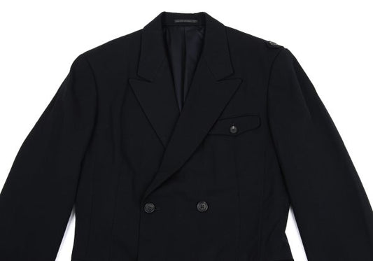 Yohji Yamamoto POUR HOMME Epaulet Peak DB Jacket Size M