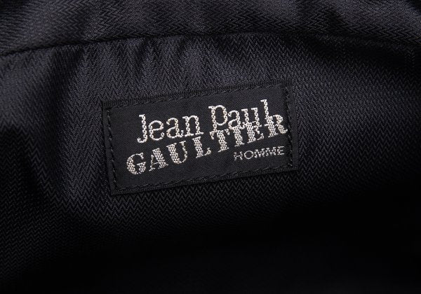Jean Paul GAULTIER HOMME Navy Double Compartment Clutch Bag