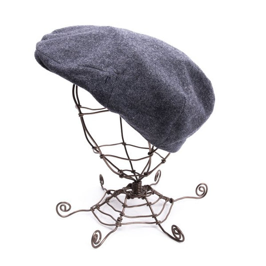 Papas Navy Gray Wool Casquette Hat Size L