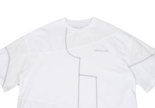 FENG CHEN WANG Seam Detail Logo T-Shirt White Size M