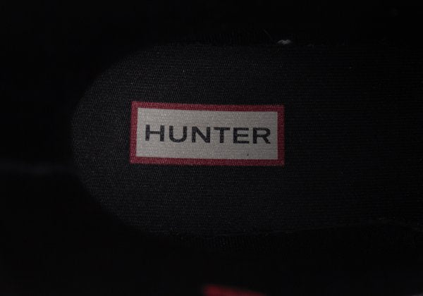 HUNTER Rubber Rain Boots Black Size 23CM