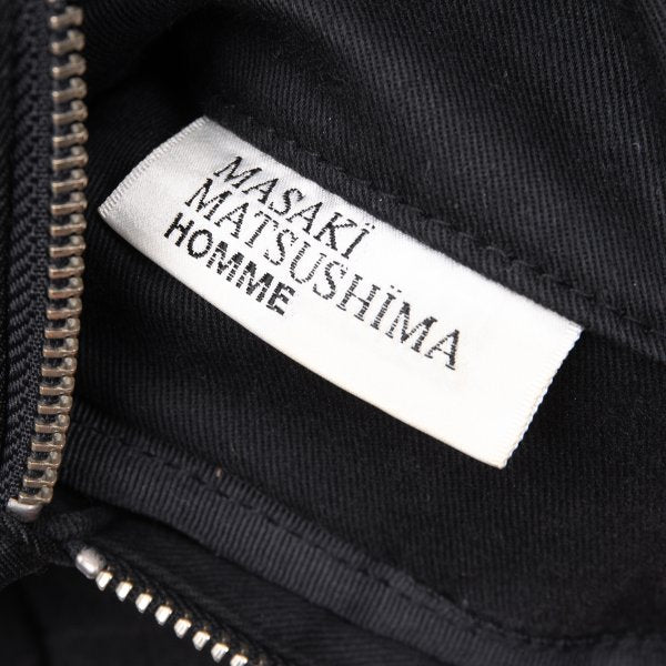 MASAKI MATSUSHIMA HOMME Nylon Helmet Bag Black