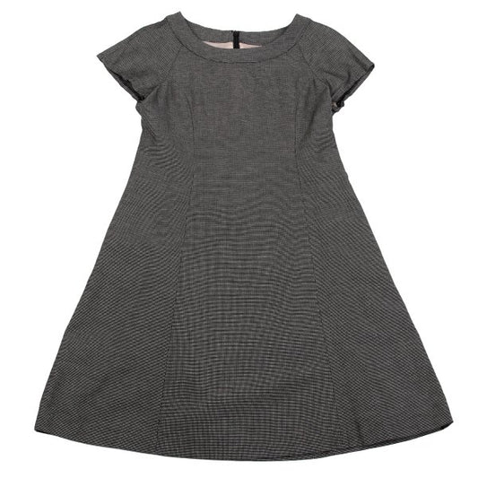 Jocomomola Grid Check Short Sleeve Dress Black Size 40