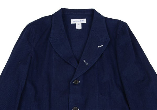 COMME des GARCONS SHIRT Indigo Cotton Jacket Blue Size L