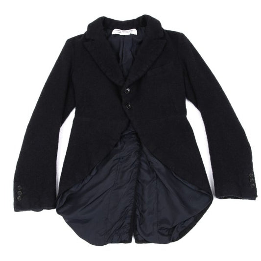 COMME des GARCONS Wool 2B Swallowtail Jacket Navy Size S
