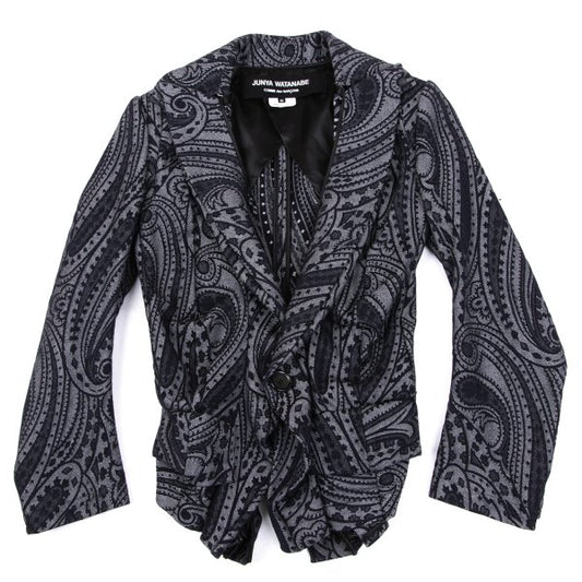 JUNYA WATANABE COMME des GARCONS Jacquard Jkt Navy Jacket Size SS