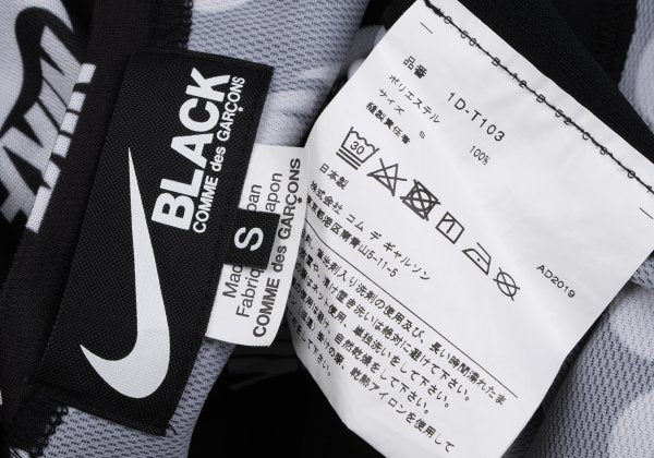 NIKE x BLACK COMME des GARCONS 19AW Logo Print Top Black Size S