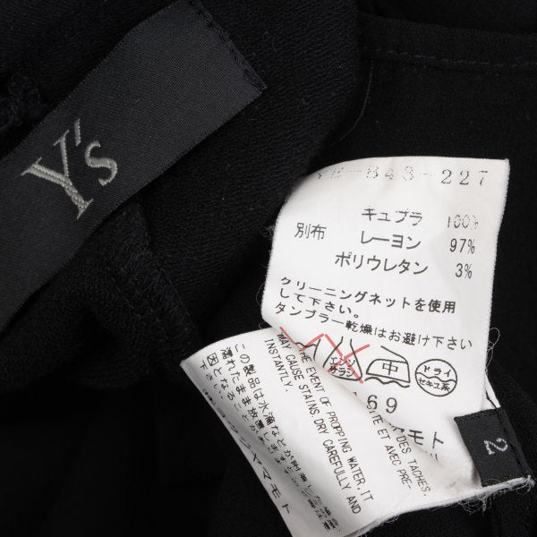 Y's Paneled Dolman Sleeve Blouse Black Size 2