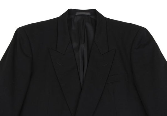 COMME des GARCONS HOMME Wool Gabardine Jacket Black Size S