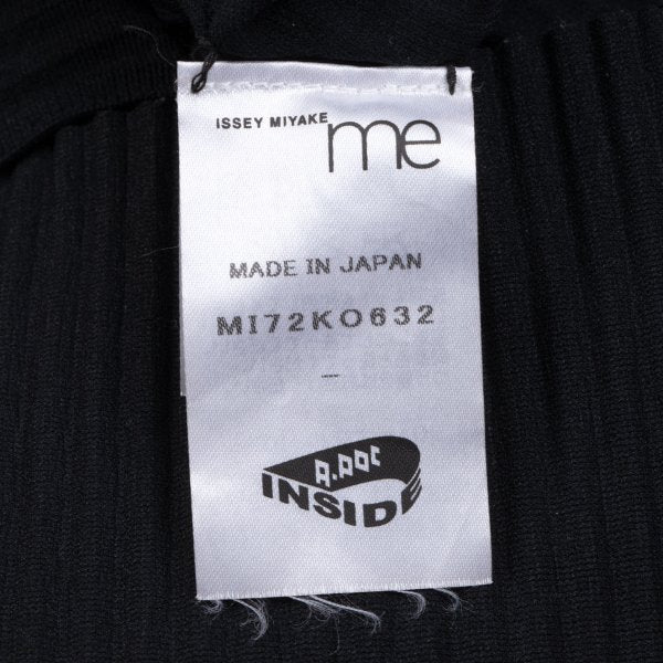 ISSEY MIYAKE me A-POC INSIDE Pleated Cardigan Black Size F