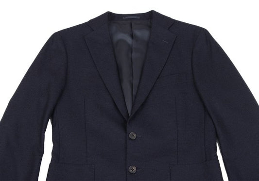 Papas Loro Piana Cashmere Wool Silk Jacket Blue Size S