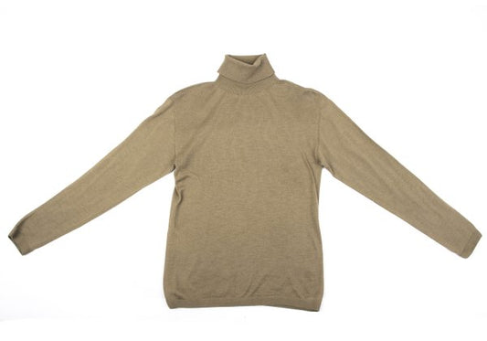45rpm Cotton Turtleneck Sweater Mocha Size M