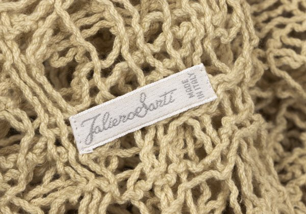 Falierosarti Openwork Knit Stole Beige