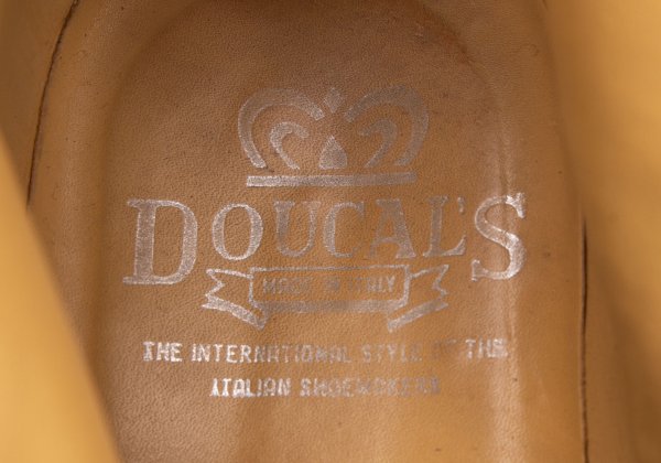 DOUCAL'S Medallion Side Zip Suede Boots Brown Size 41 (26cm)