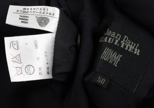 Jean Paul GAULTIER HOMME Wool 3-Button Jacket Navy Size 50