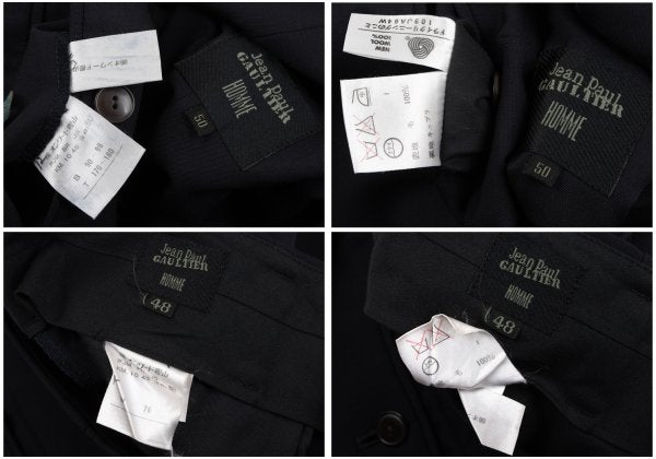 Jean Paul GAULTIER HOMME Wool Setup Jacket Blue Size 50