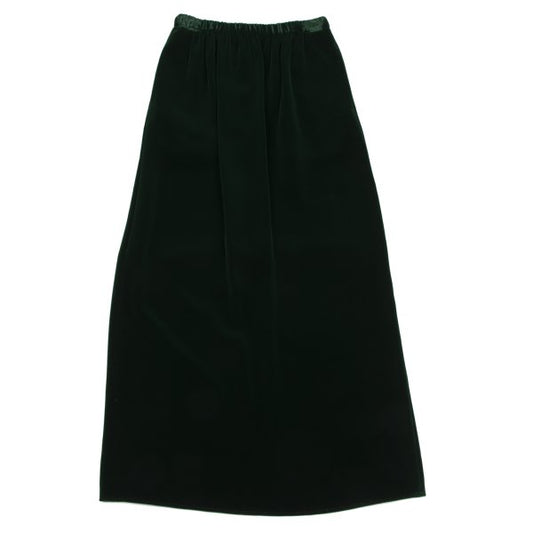 COMME des GARCONS Velour Slit Skirt Green Size M