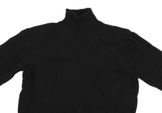 VERSACE CLASSIC V2 Diamond Jacquard Knit Black Size L