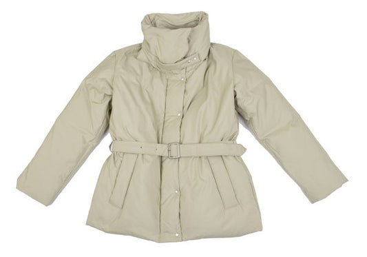 PLEATS PLEASE Poly-blend Belt Design Jacket Beige Size 3