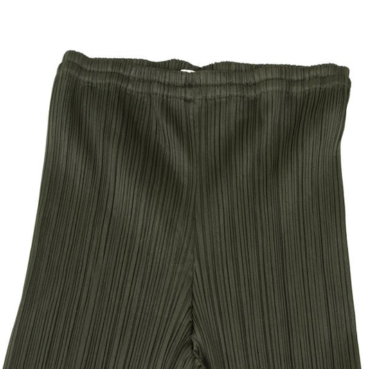 PLEATS PLEASE Pleated Straight Pants Khaki Size 2