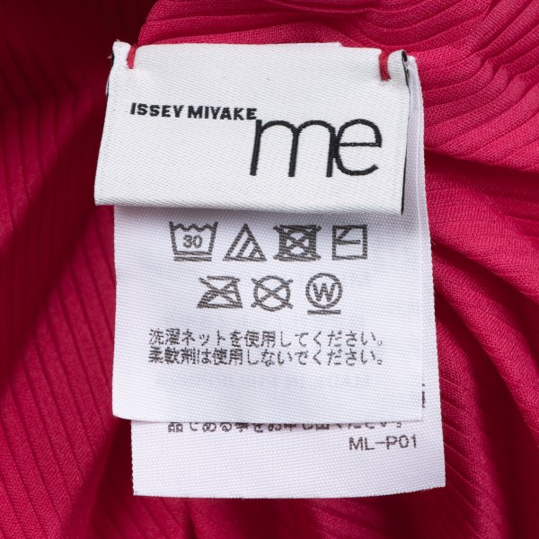 ISSEY MIYAKE me 25AW Zigzag Pleated High Blouse Pink Size F