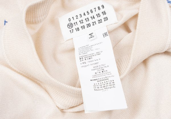 Martin Margiela Color Stitch Sweater White Size M