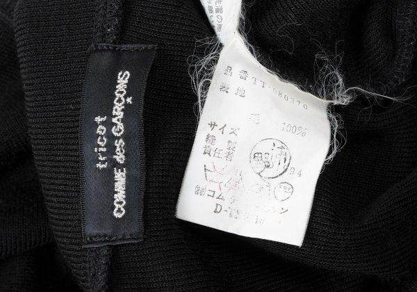 COMME des GARCONS tricot Wool Rib Knit Sweater Black Size M