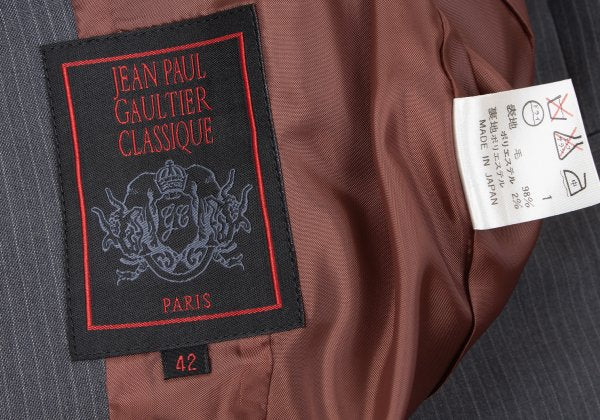 Jean Paul GAULTIER CLASSIQUE Wool Light Gray Jacket Size 42