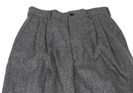 COMME des GARCONS HOMME Wool Herringbone Pants Gray Size S