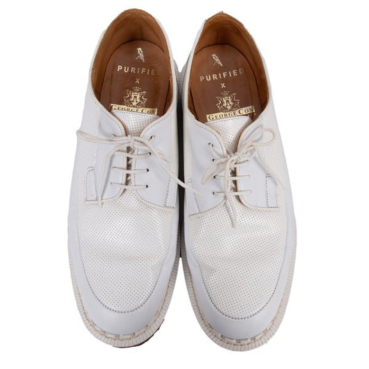 GEORGE COX x PURIFIED Leather Shoes White Size US10 (28cm)
