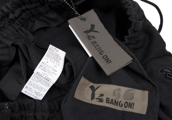 Y's BANG ON 20AW Patchwork Sarouel Pants Black Size 2