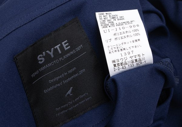 S'YTE Poly Jersey Long Tailored Blazer Blue Size 3