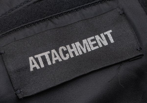 ATTACHMENT Melton Wool Pea Coat Black Size 1