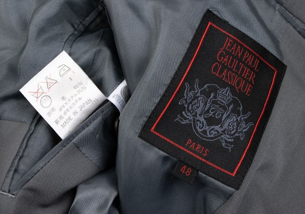 Jean Paul GAULTIER CLASSIQUE Wool Poly Jacket Gray Size 48