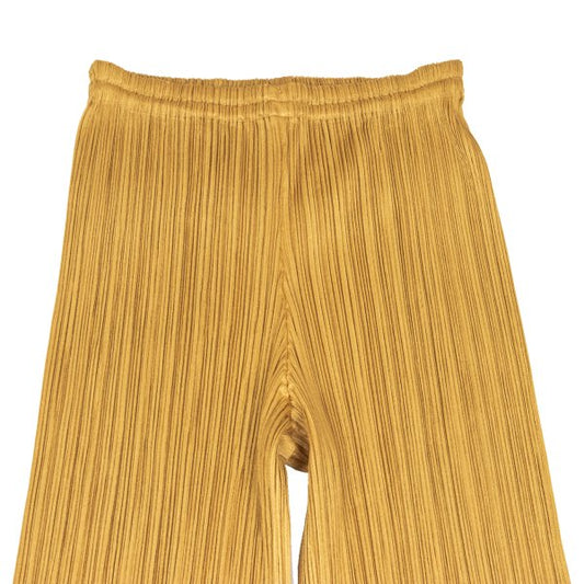 PLEATS PLEASE Pleated Straight Pants Mustard Size 3