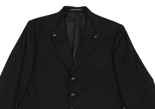 Yohji Yamamoto POUR HOMME 09AW Wool Jacket Black Size 3