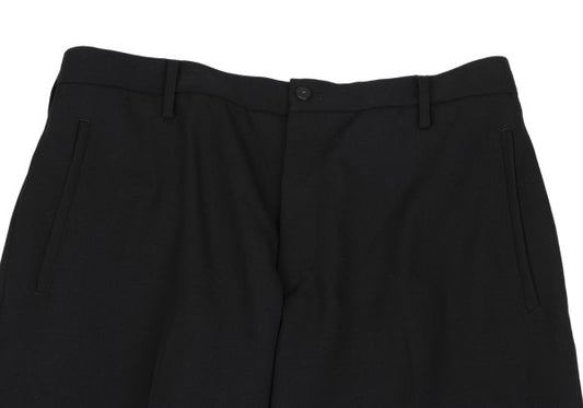 Yohji Yamamoto POUR HOMME Wool Gabardine Pants Black Size 3